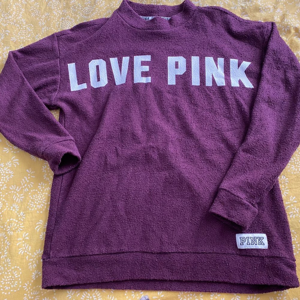 PINK mock neck